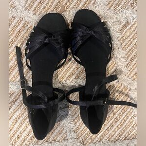 Capezio Black Strappy Heels